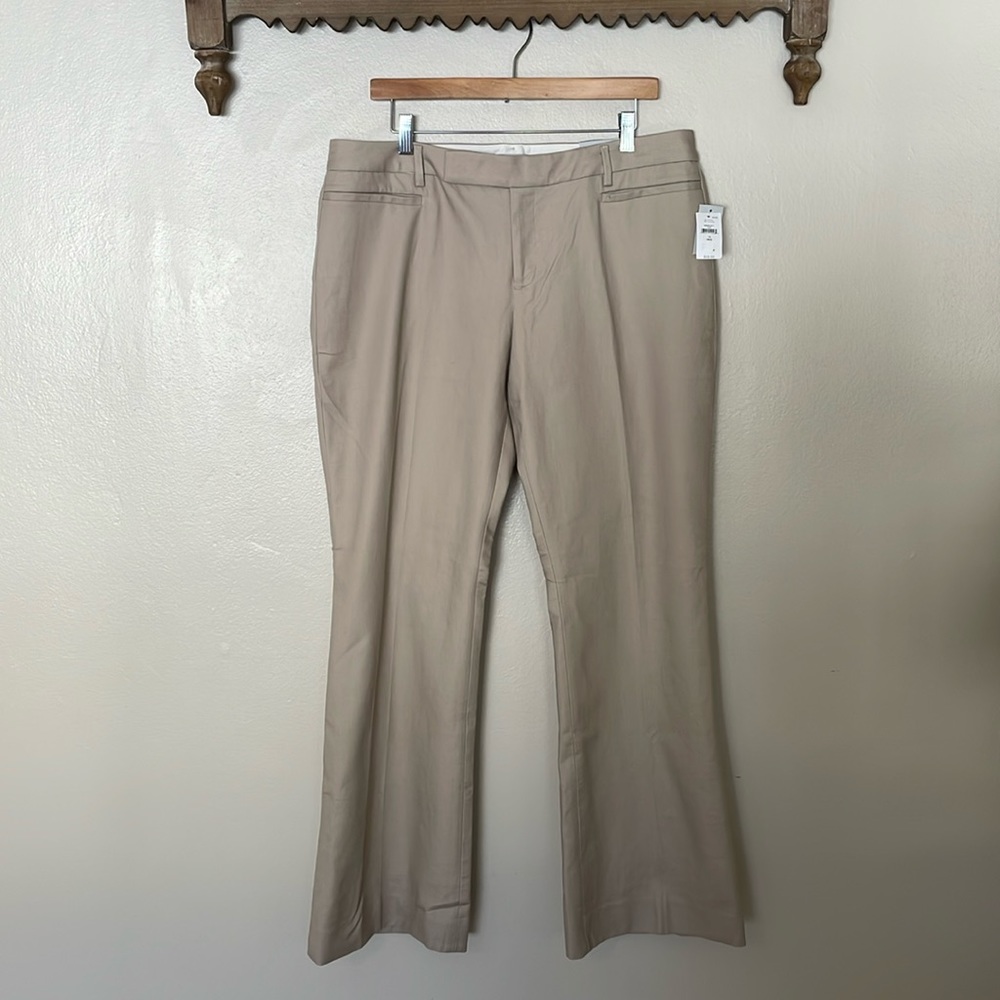 GAP Beige Boot Cut Dress Pants